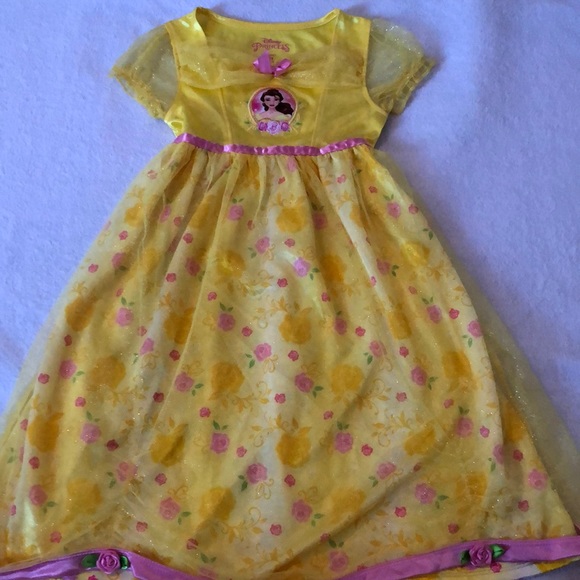 Disney | Dresses | Disney Princess Belle Dress Yellow Size 4t | Poshmark